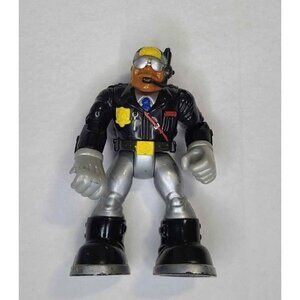 1998 Fisher-Price Rescue Heroes JAKE JUSTICE Action Figure 6"